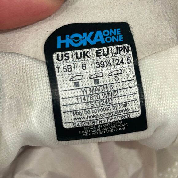 HOKA March 6 Running Shoes Women's Size 7.5 Color White Lightweight Cushioned - Picture 9 of 13